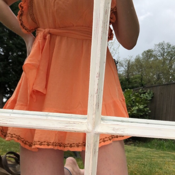 Orange / Tangerine Free People brunch dress - Picture 4 of 4
